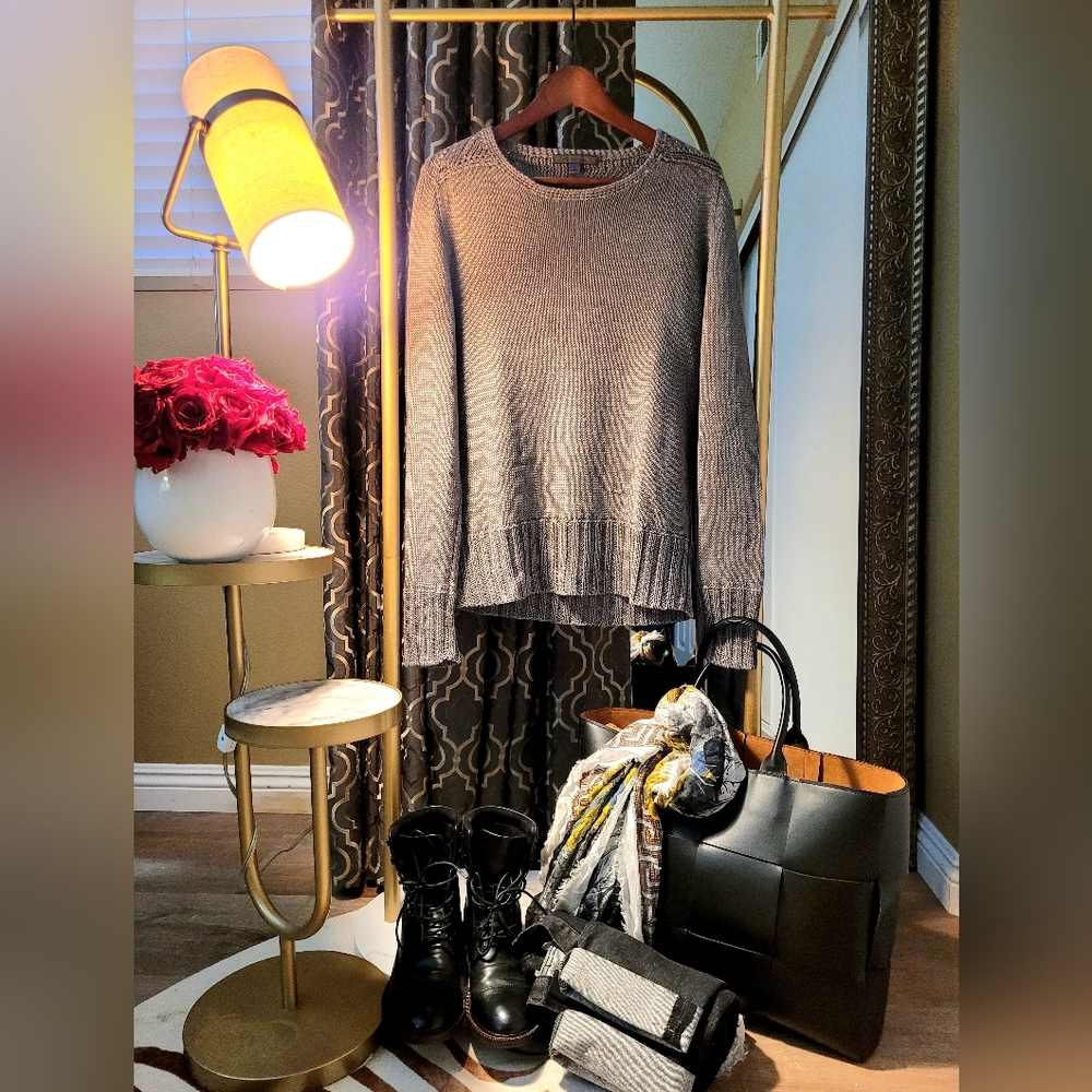 Mens mesh looking sweater